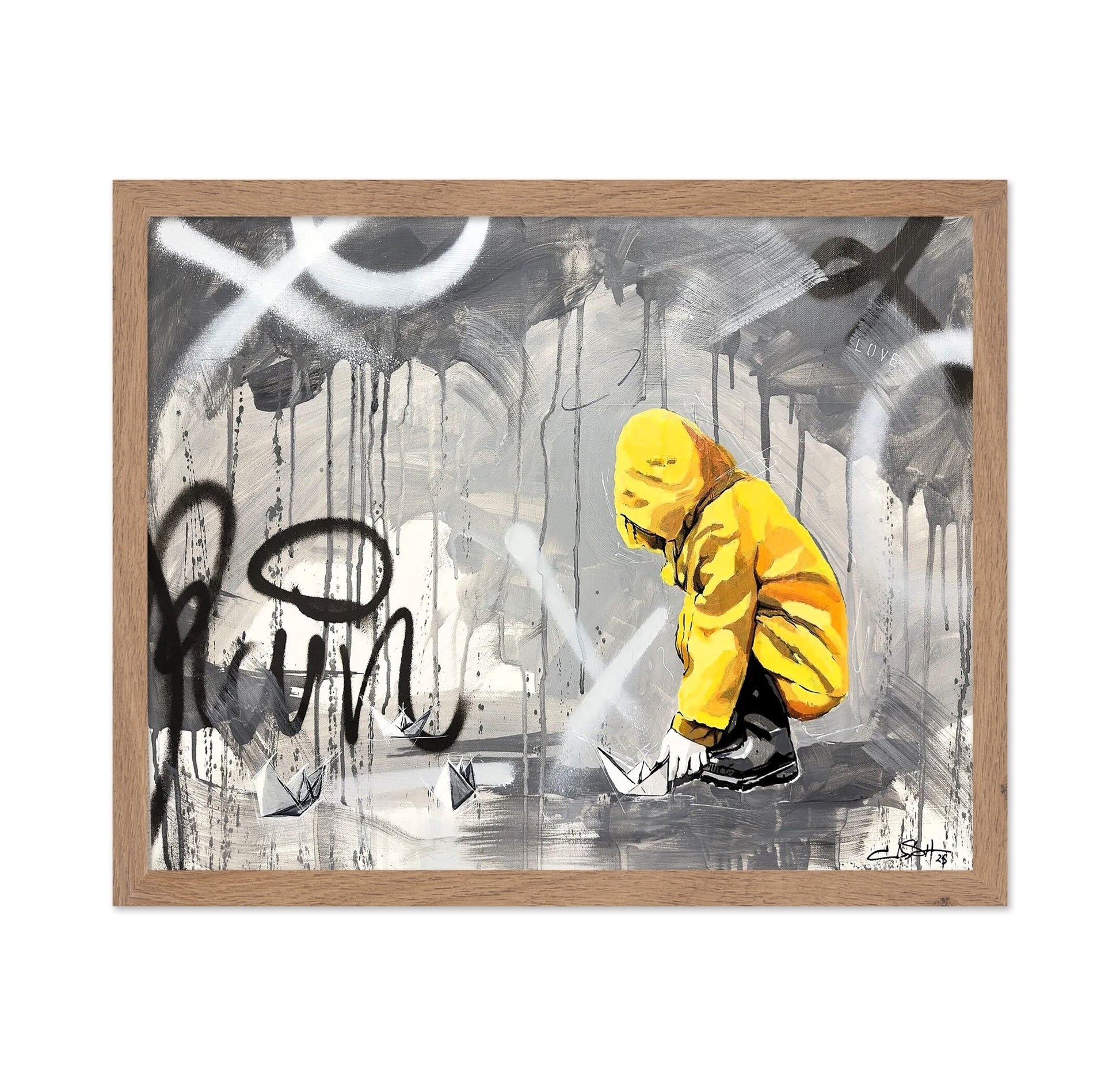 Yellow Raincoat Child