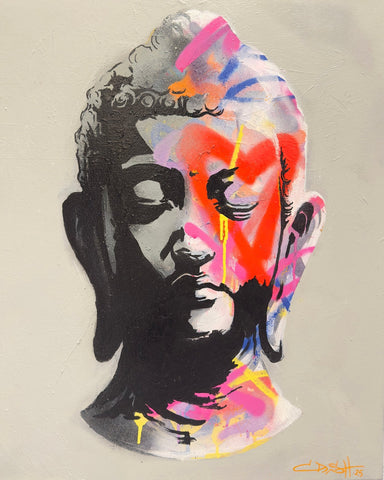 Buddha Neon Portrait