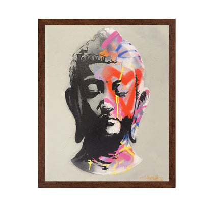 Buddha Neon Portrait