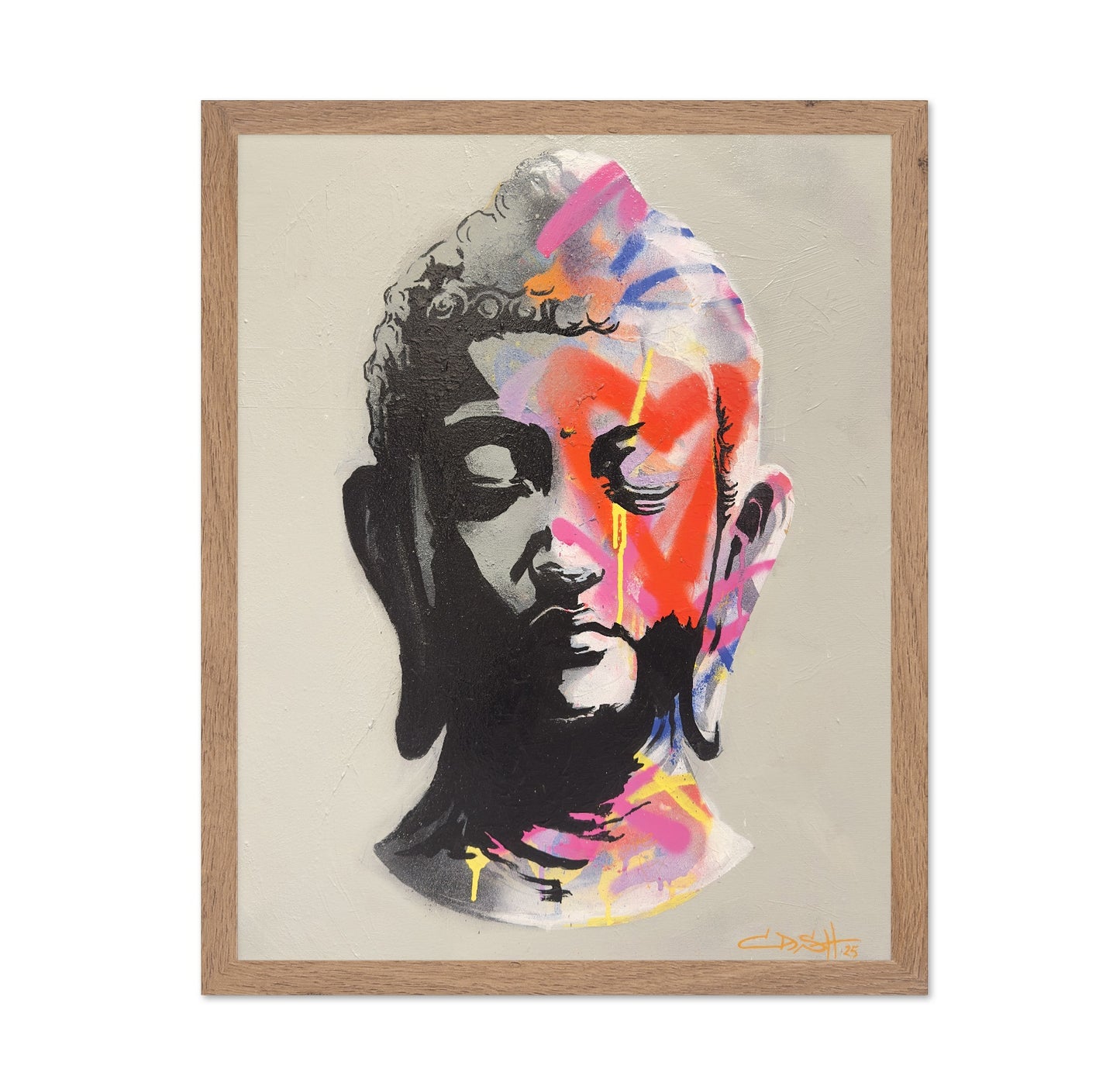 Buddha Neon Portrait