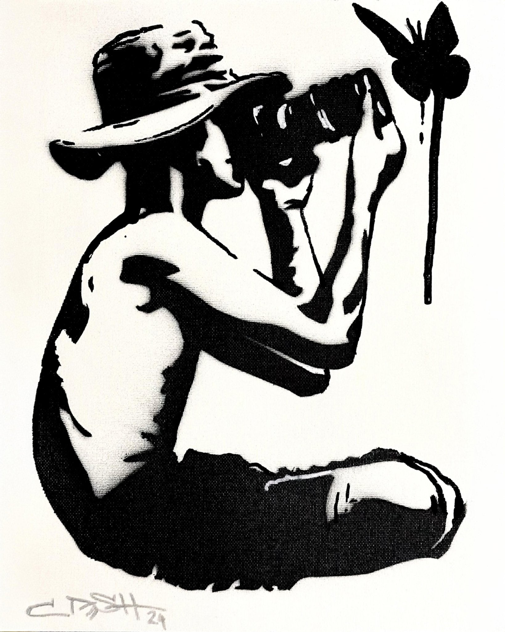 Camera Girl Silhouette