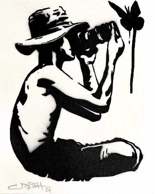 Camera Girl Silhouette