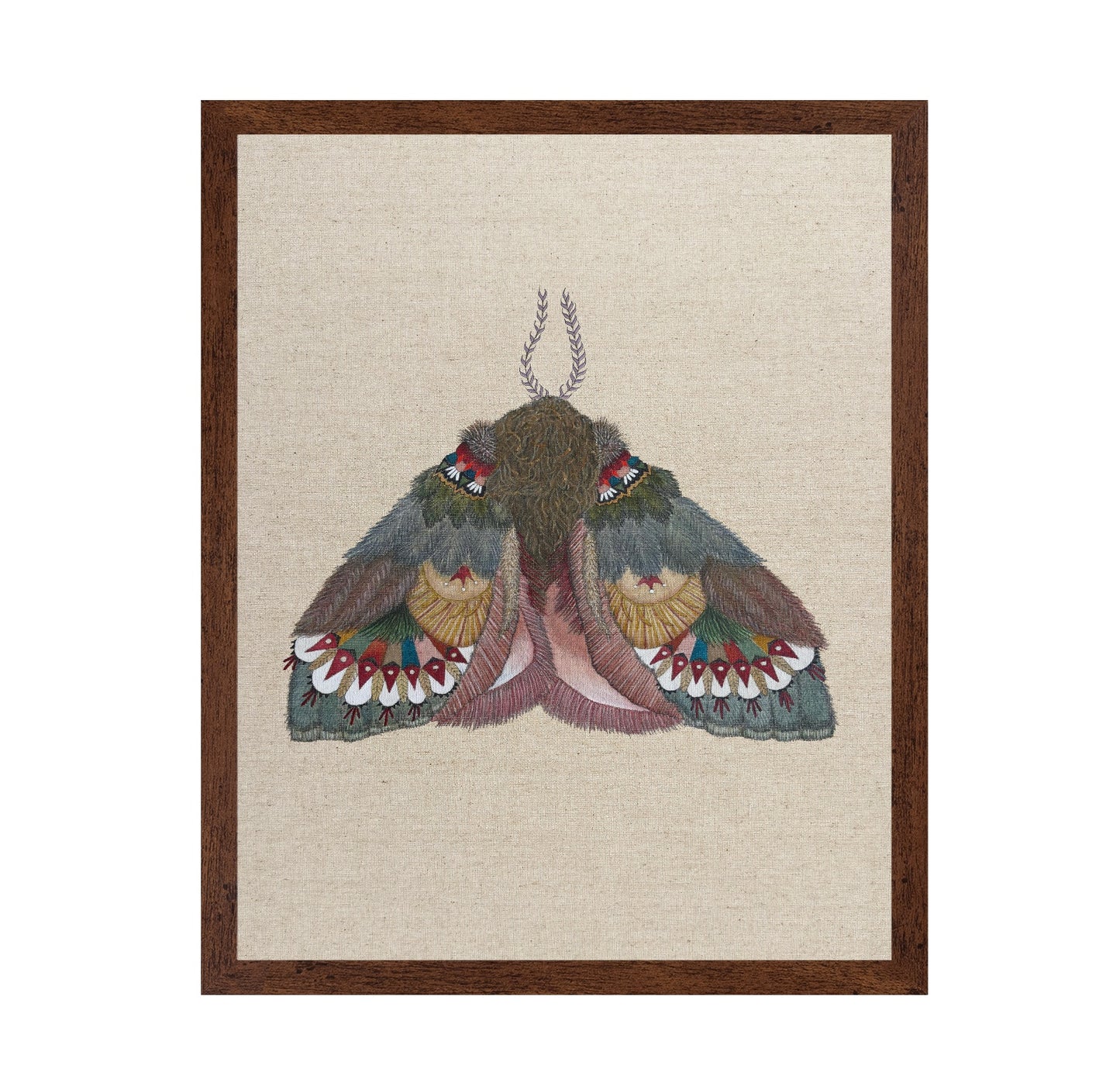 Folk Pattern Moth