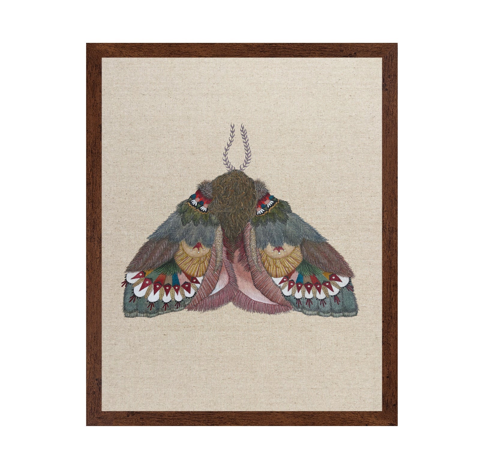 Folk Pattern Moth