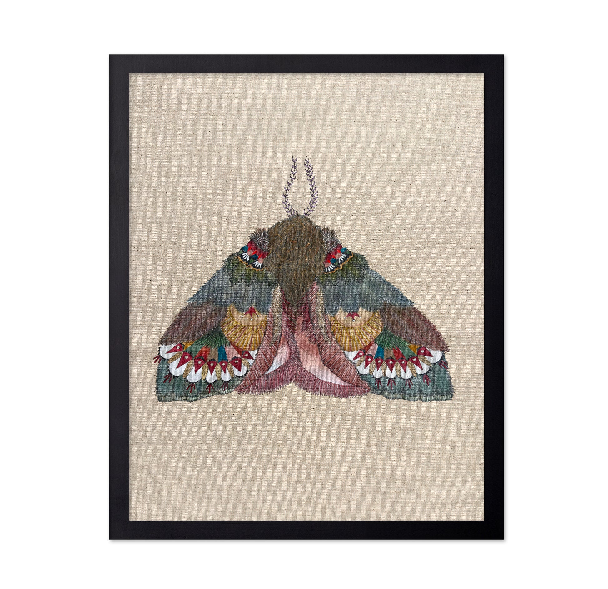 Folk Pattern Moth