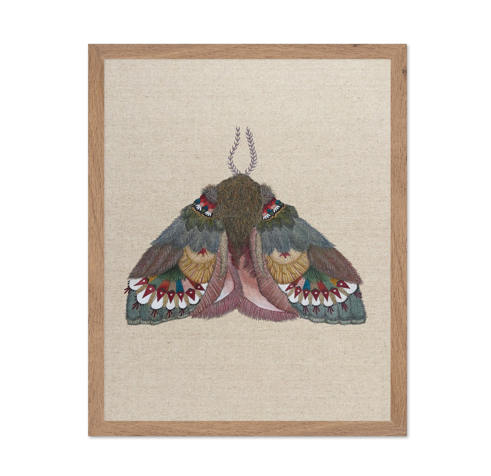 Folk Pattern Moth