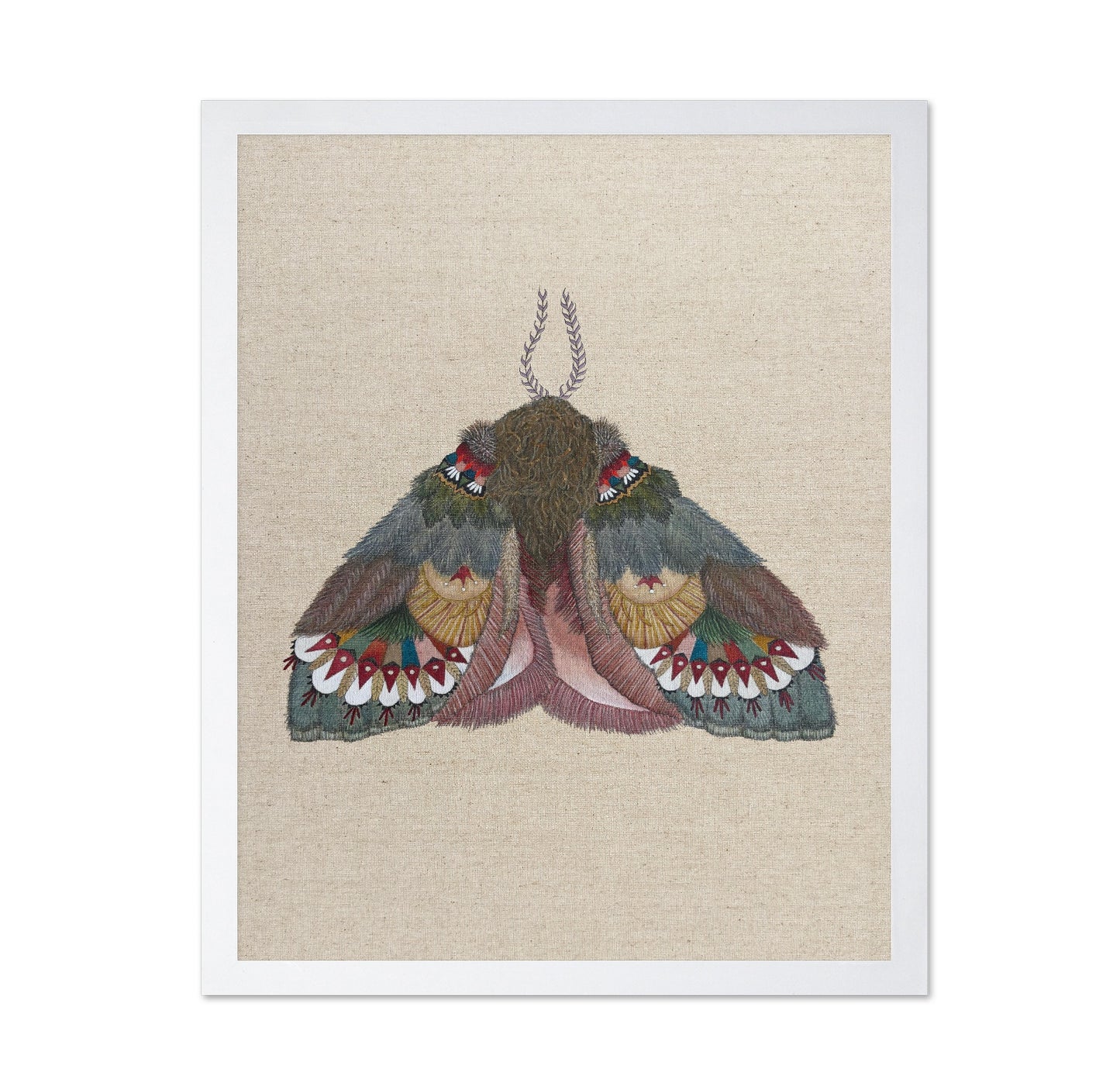 Folk Pattern Moth