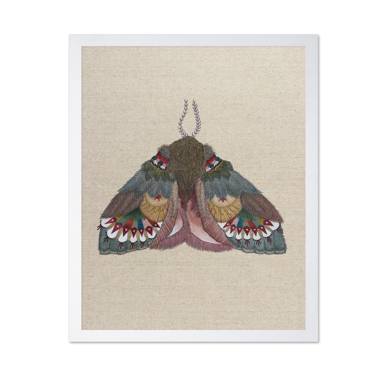 Folk Pattern Moth