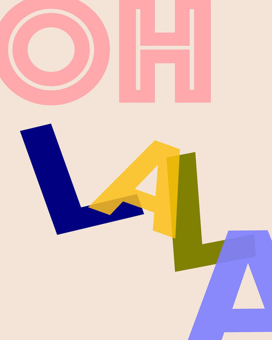 Oh La La Typography