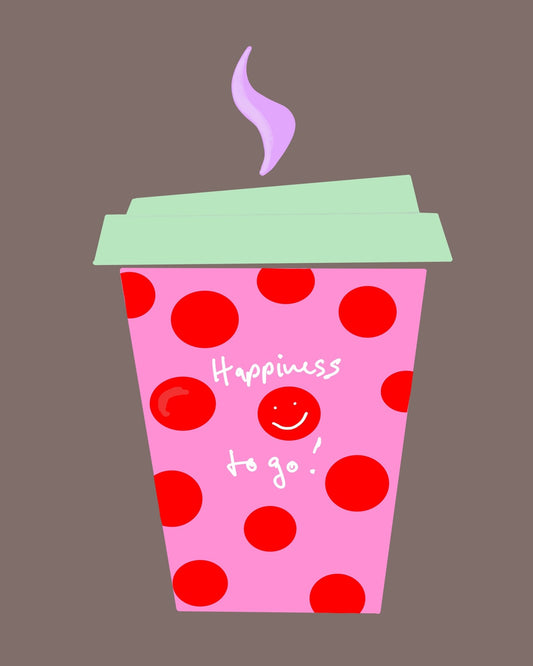 Happiness To Go Cup