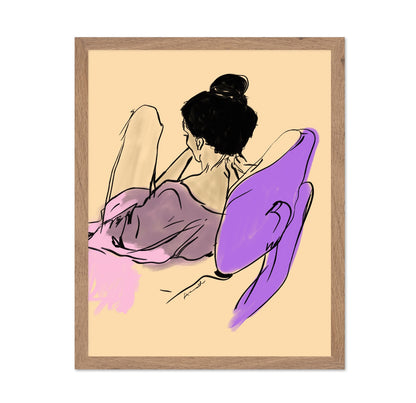 Relaxed Woman Sketch