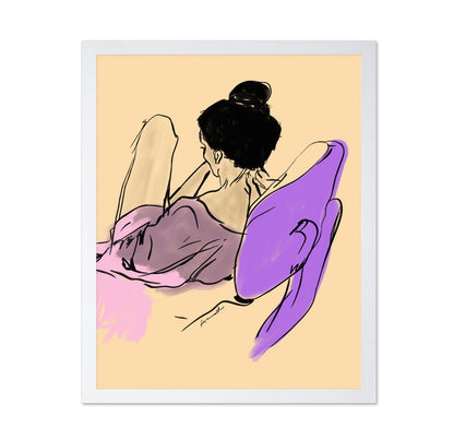 Relaxed Woman Sketch