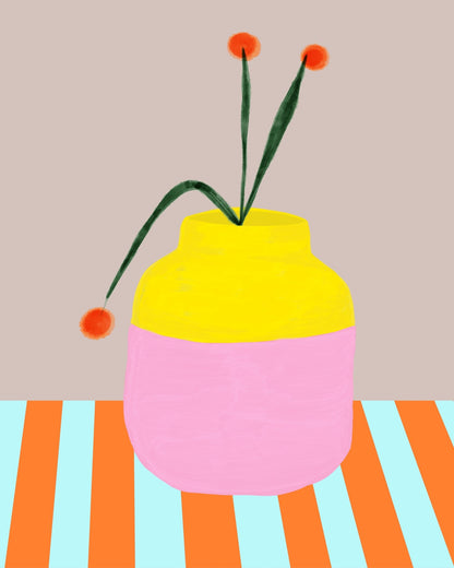 Colorful Vase Minimal