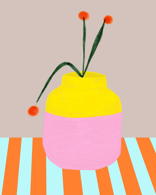 Colorful Vase Minimal