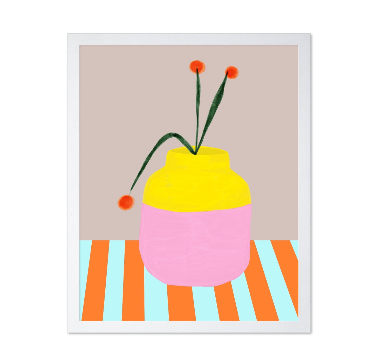 Colorful Vase Minimal