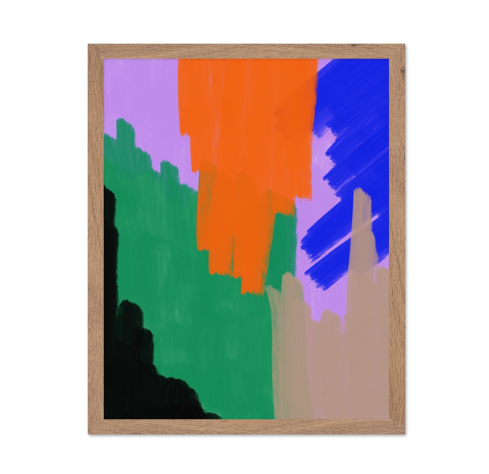 Bold Color Brushstrokes No2