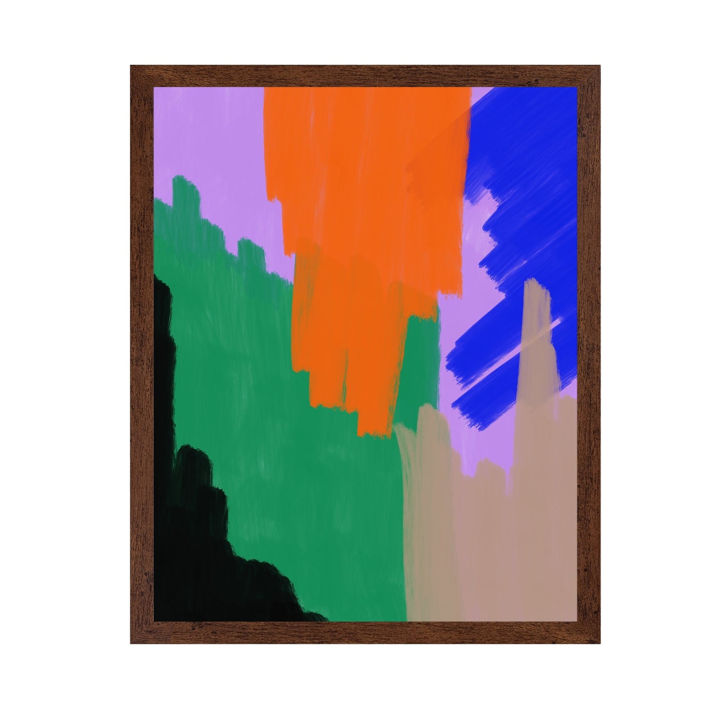 Bold Color Brushstrokes No2