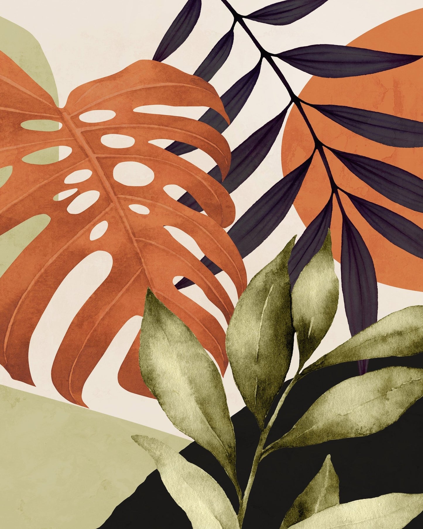 Tropical Leaf Harmony