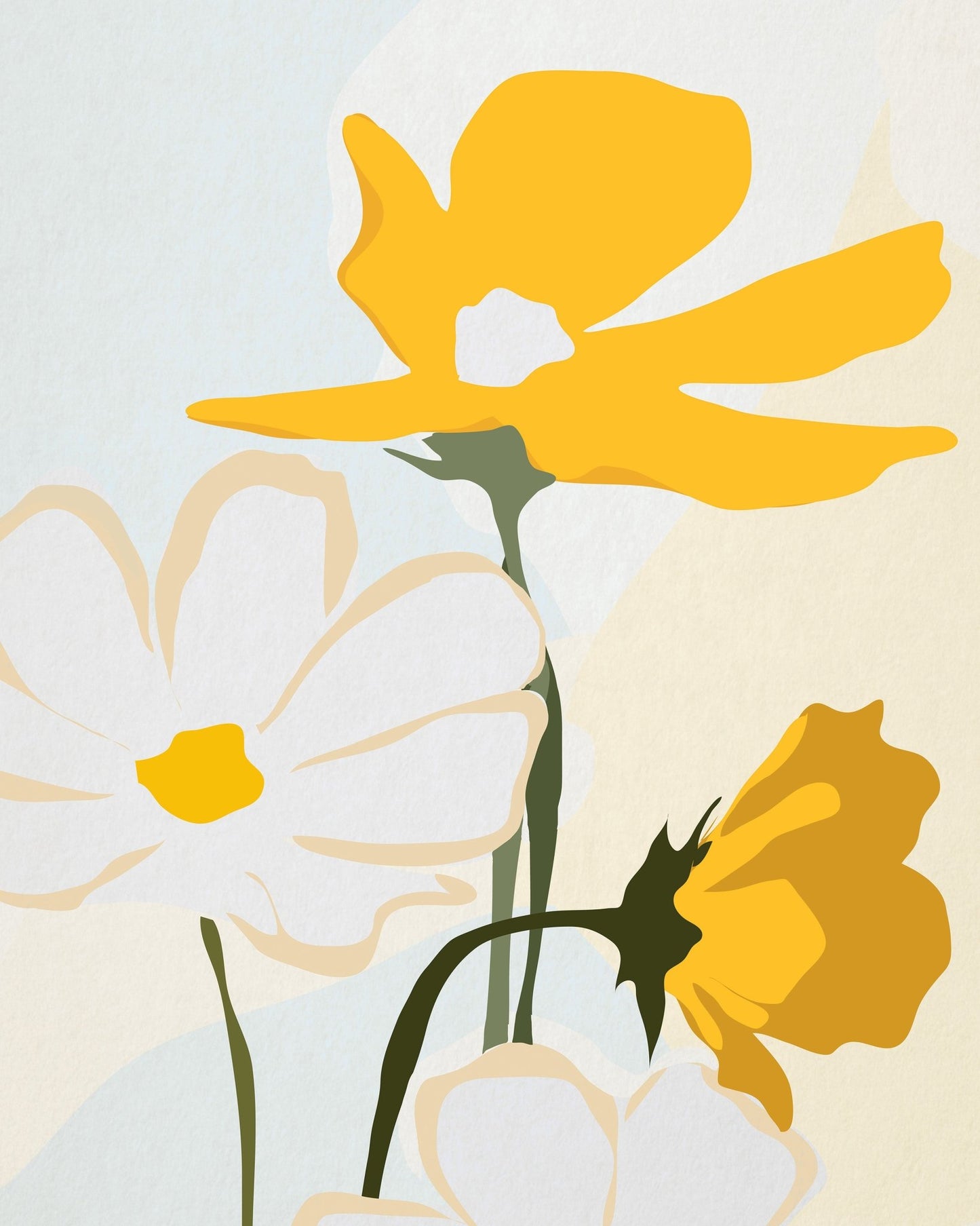 Soft Yellow Blooms