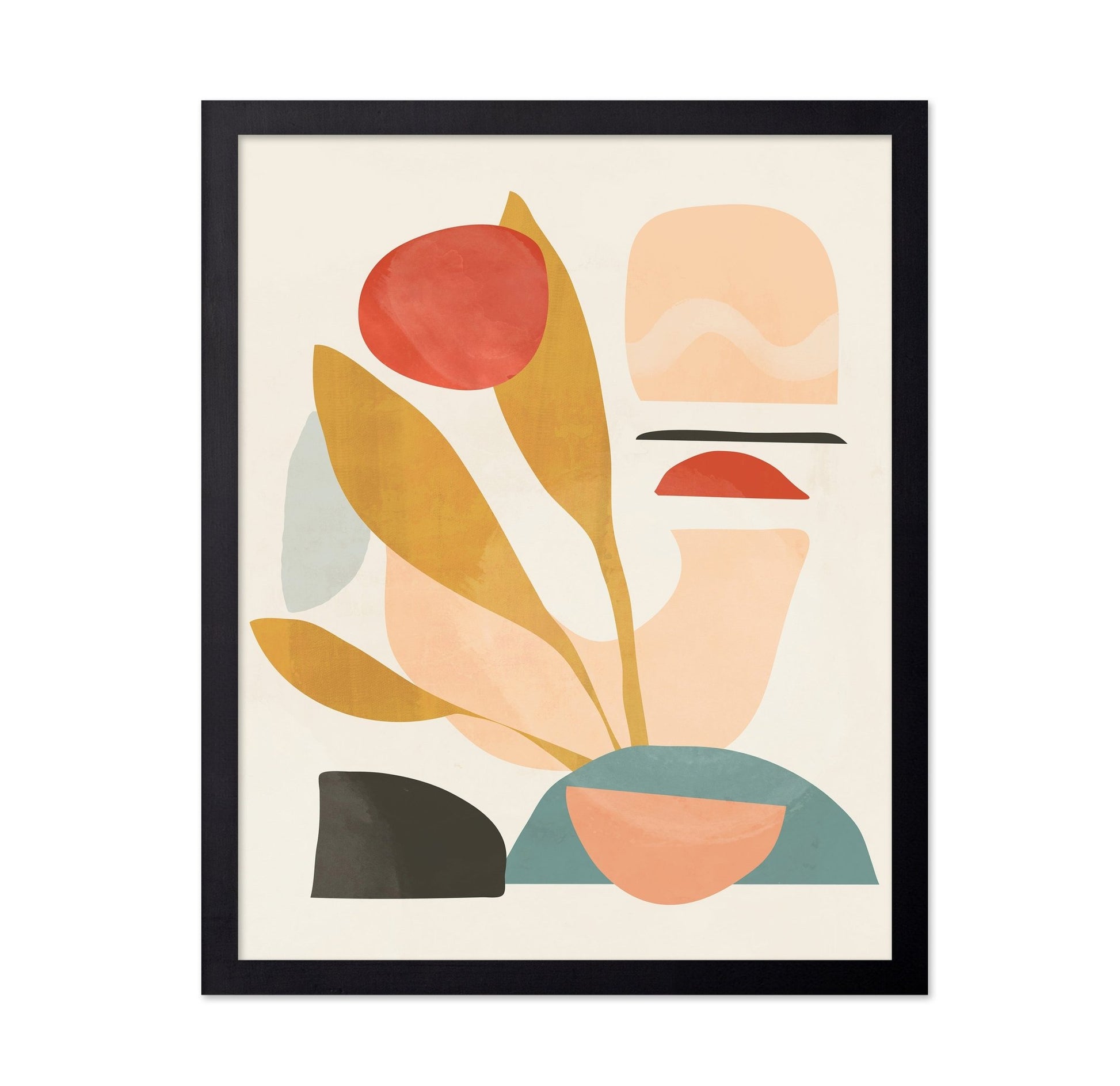 Abstract Floral Shapes No3
