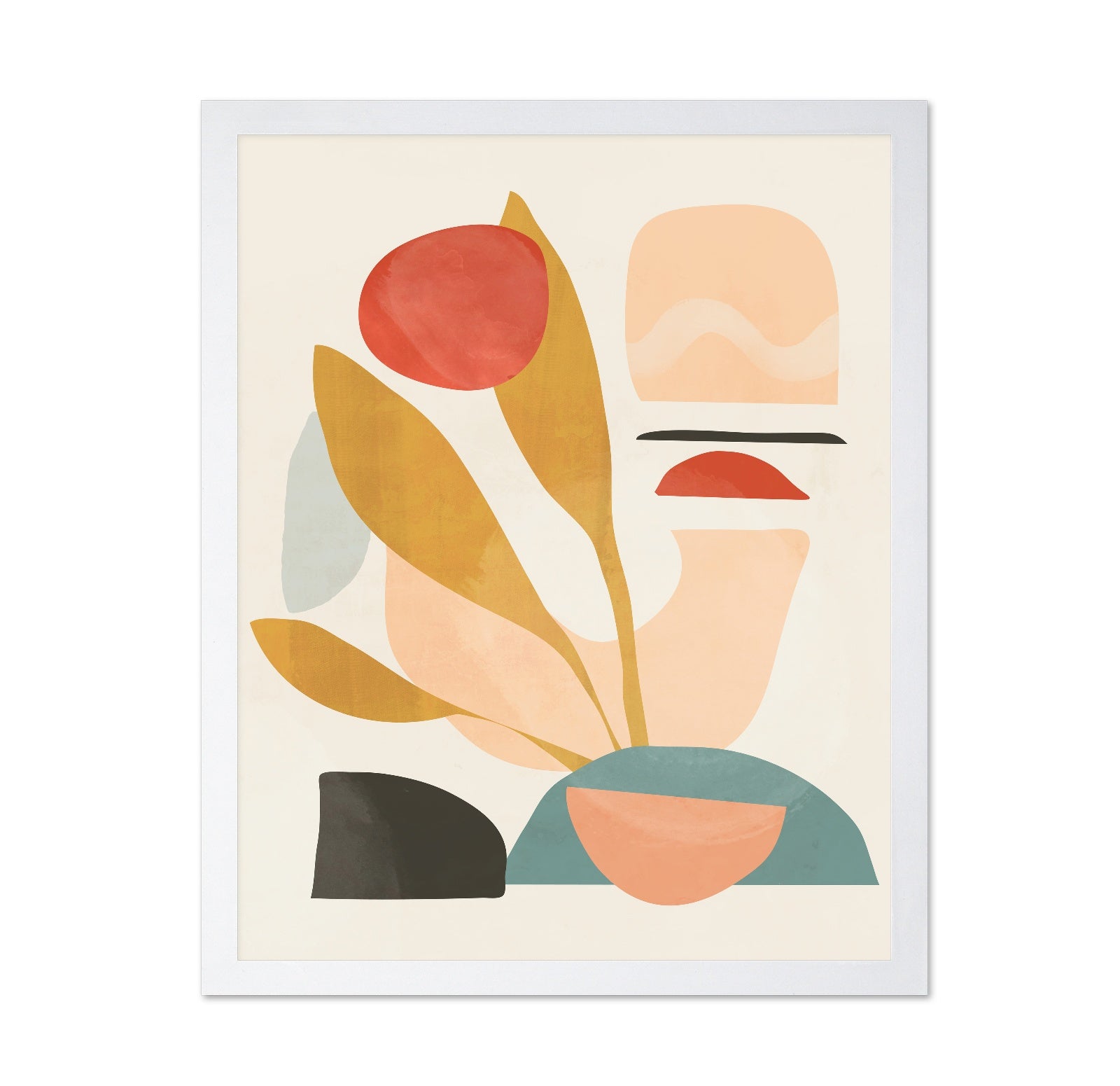 Abstract Floral Shapes No3