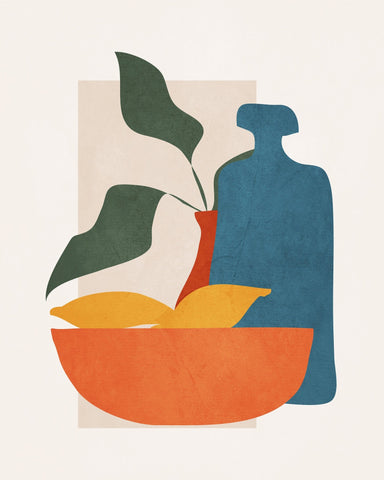 Modern Fruit Still Life