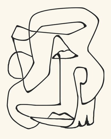 Abstract Face Line No2