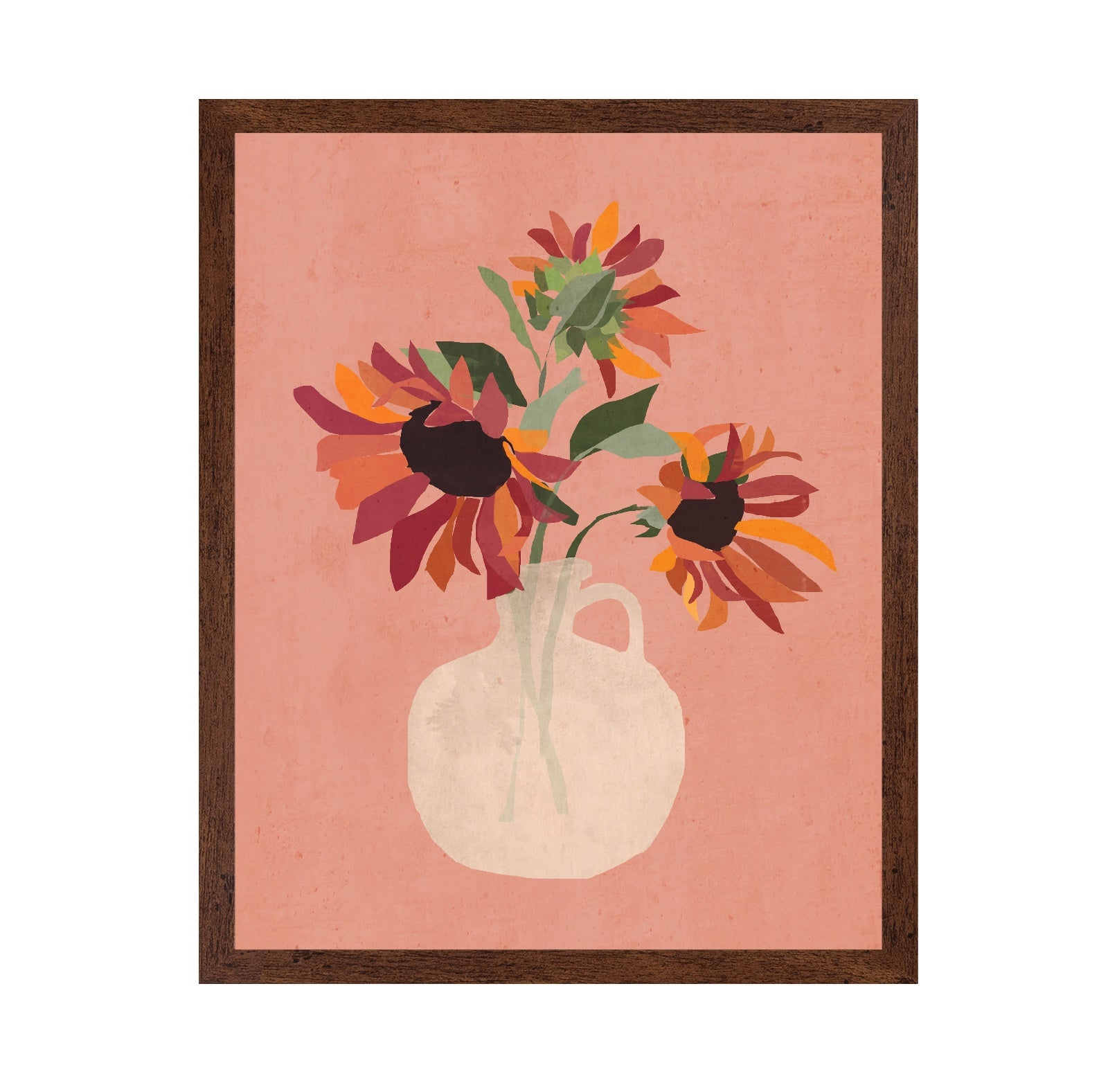 Rustic Sunflower Vase