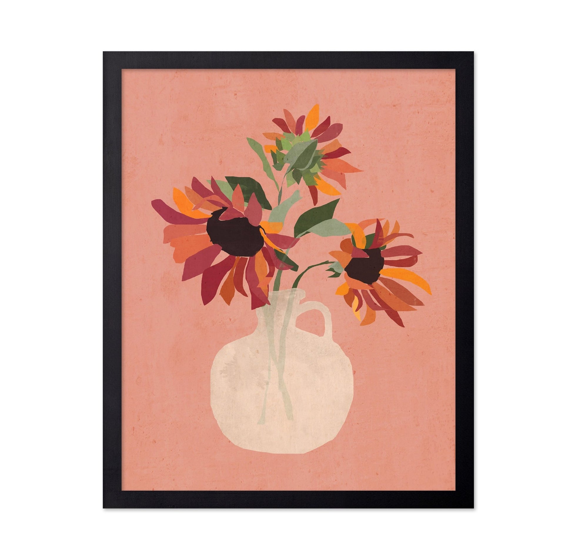 Rustic Sunflower Vase
