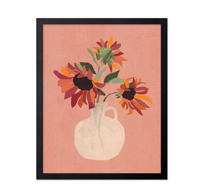 Rustic Sunflower Vase