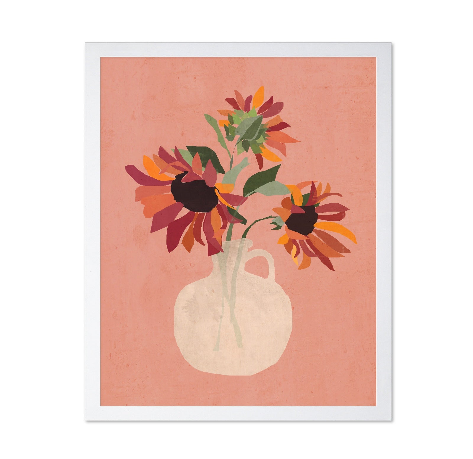 Rustic Sunflower Vase