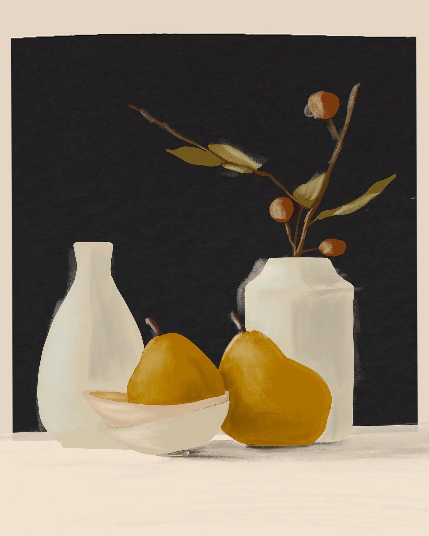 Pear Still Life