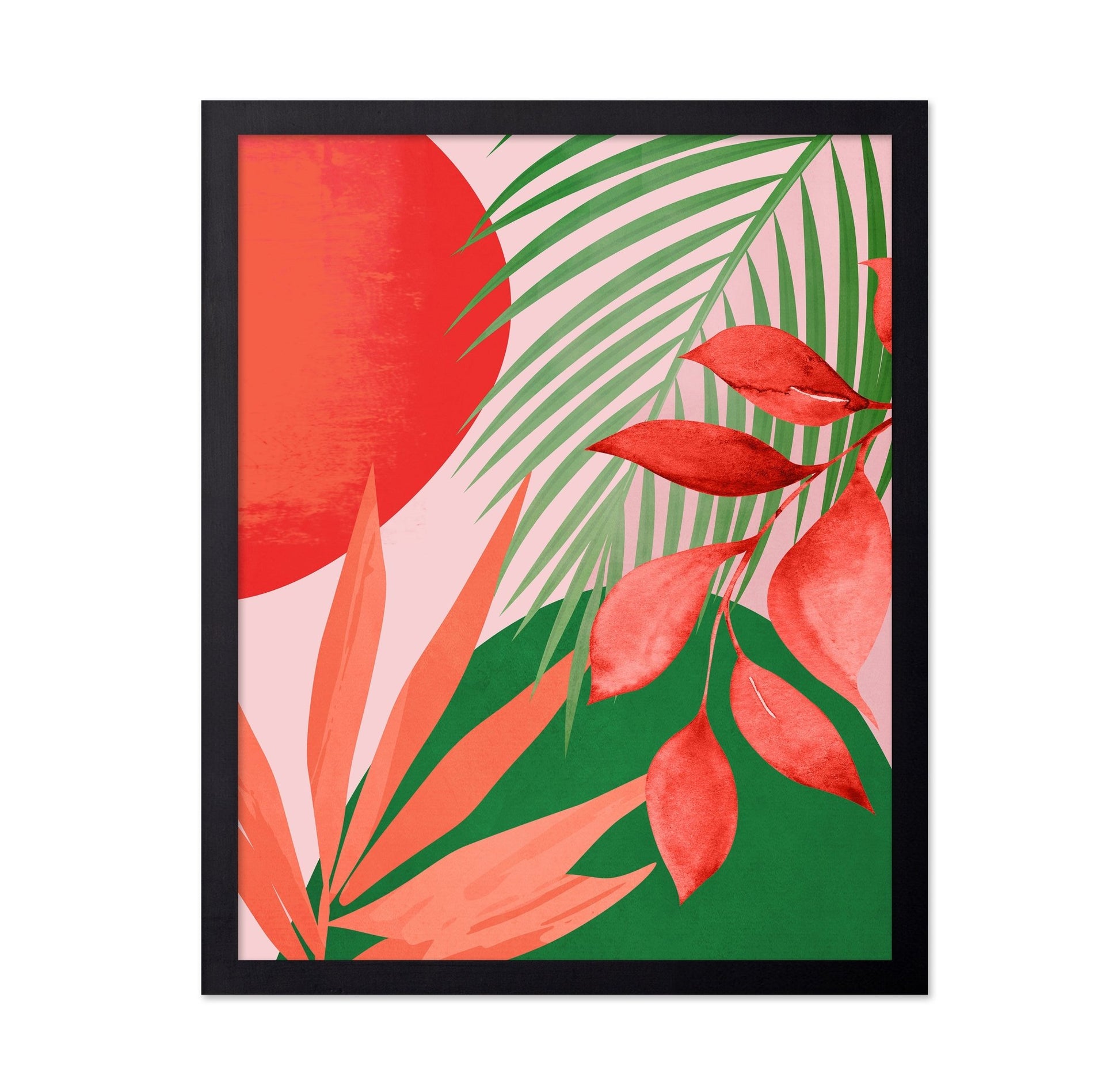 Tropical Red Leaves