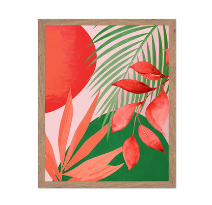 Tropical Red Leaves