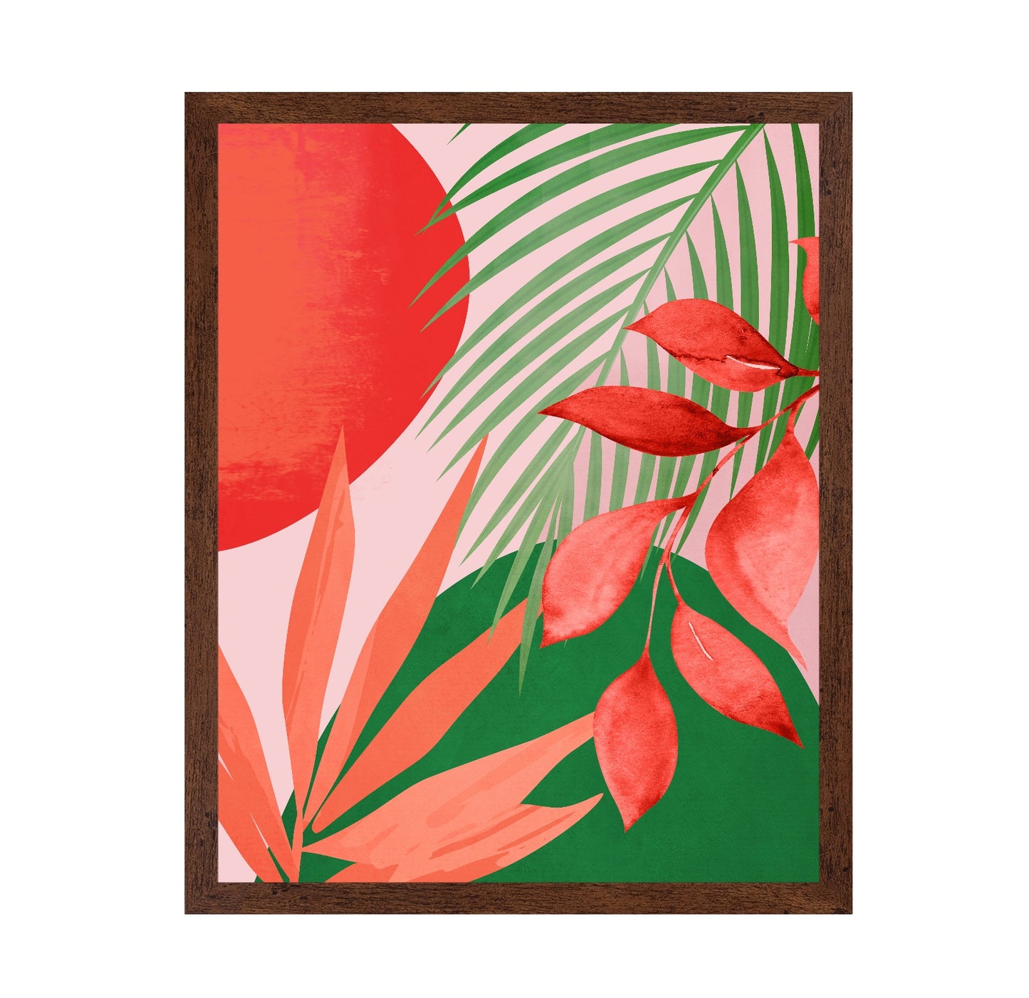 Tropical Red Leaves