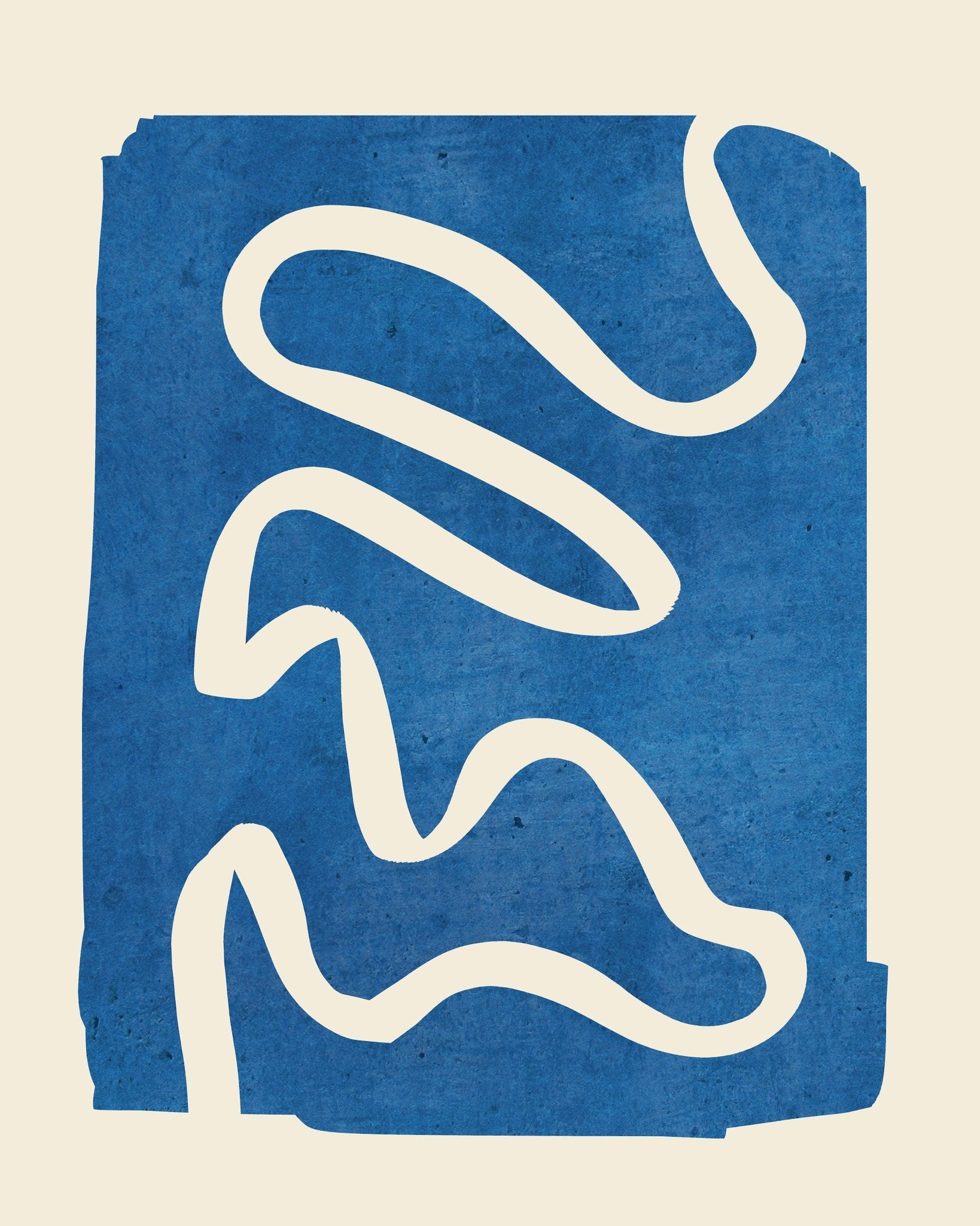 Blue Abstract Lines