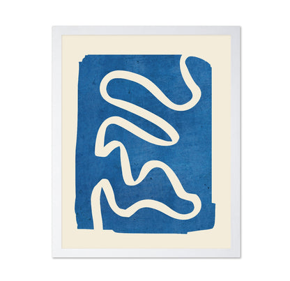 Blue Abstract Lines