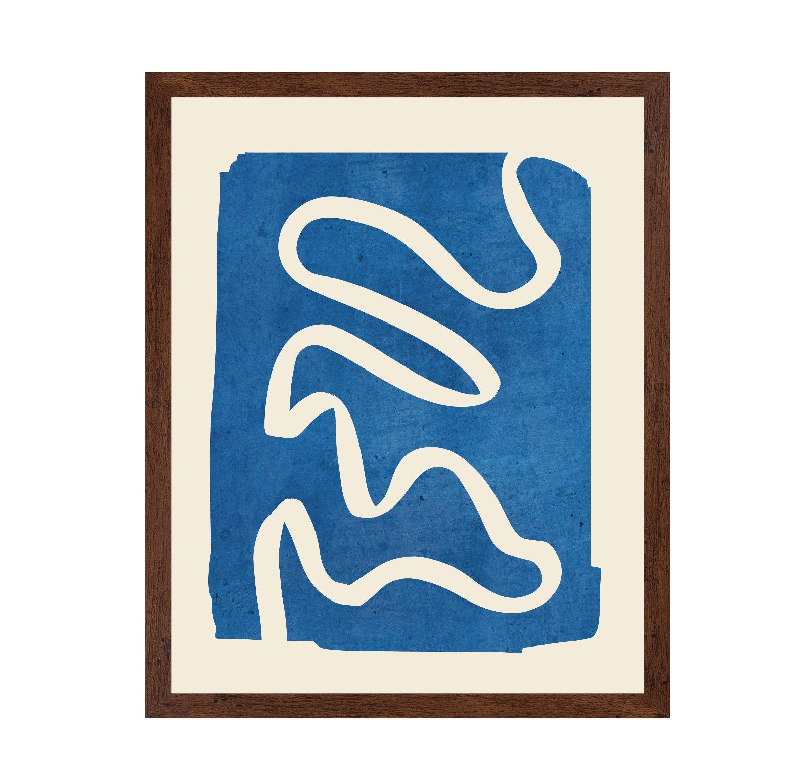 Blue Abstract Lines
