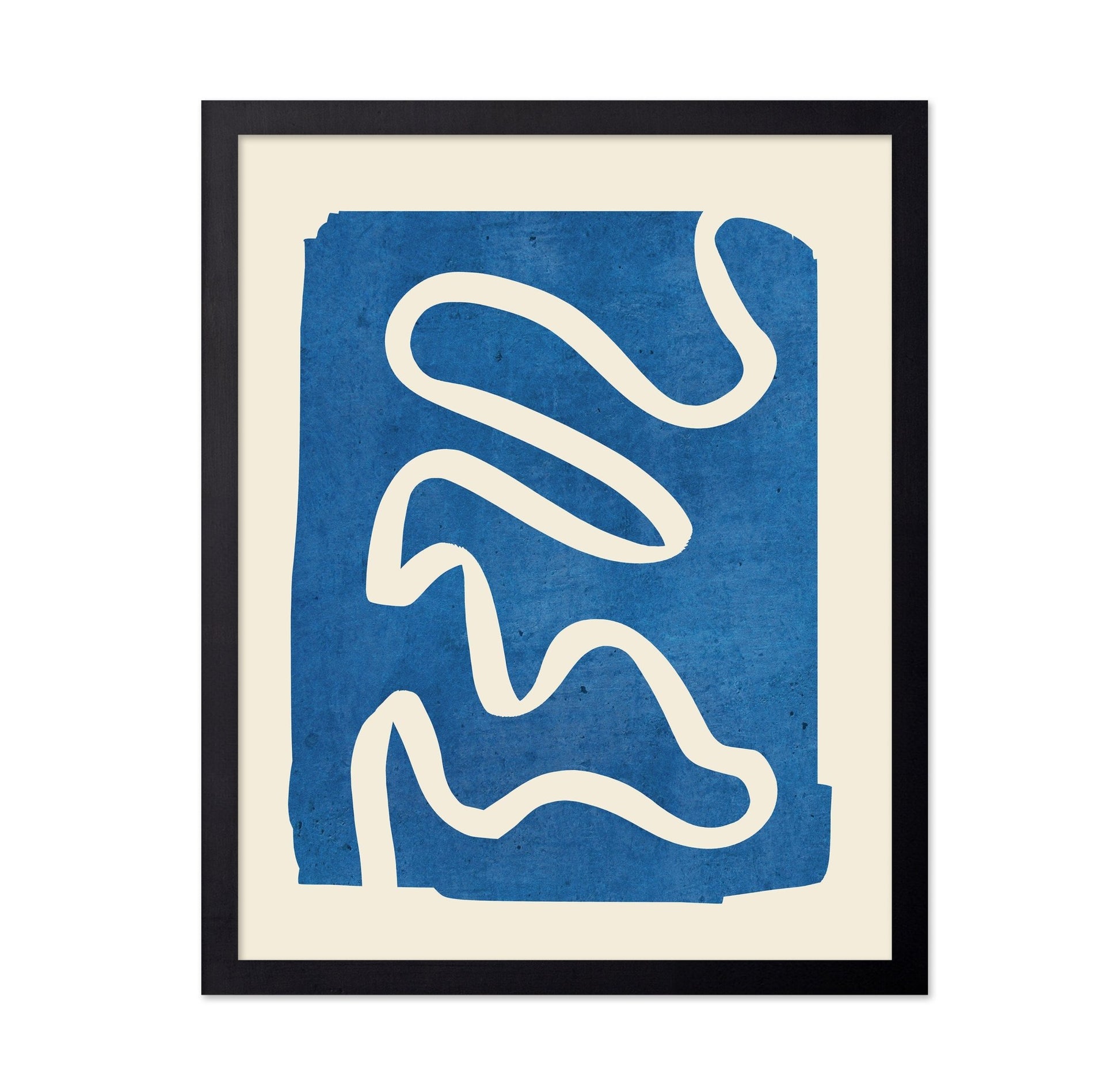 Blue Abstract Lines
