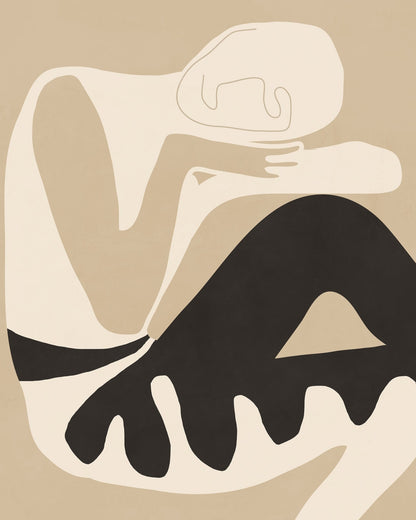 Minimal Figure Silhouette No1