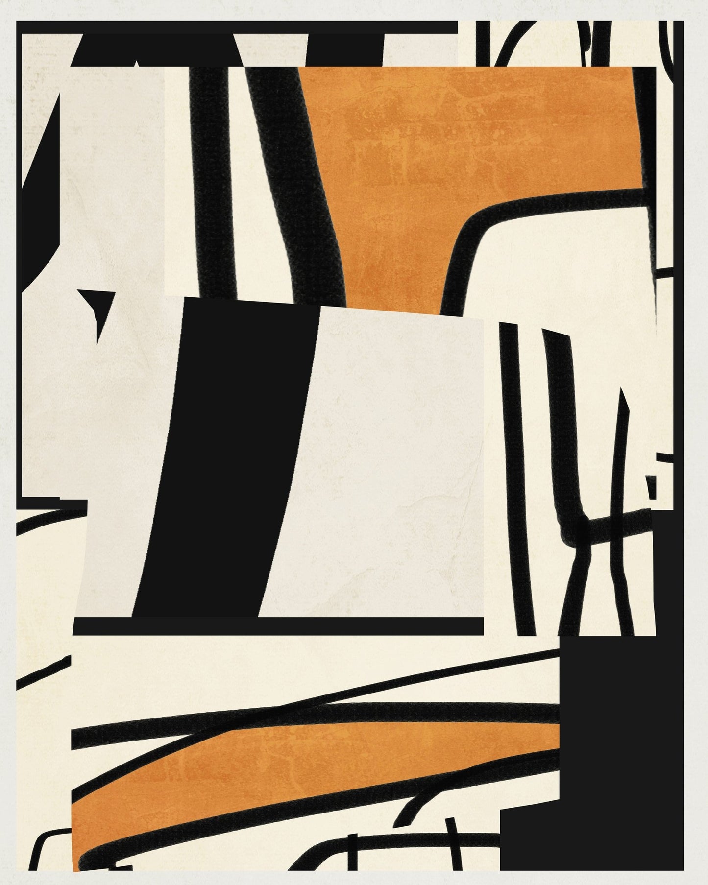 Abstract Line Collage