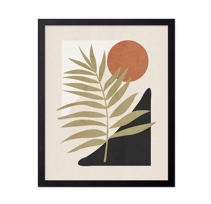 Minimal Palm Sunset