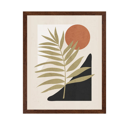 Minimal Palm Sunset