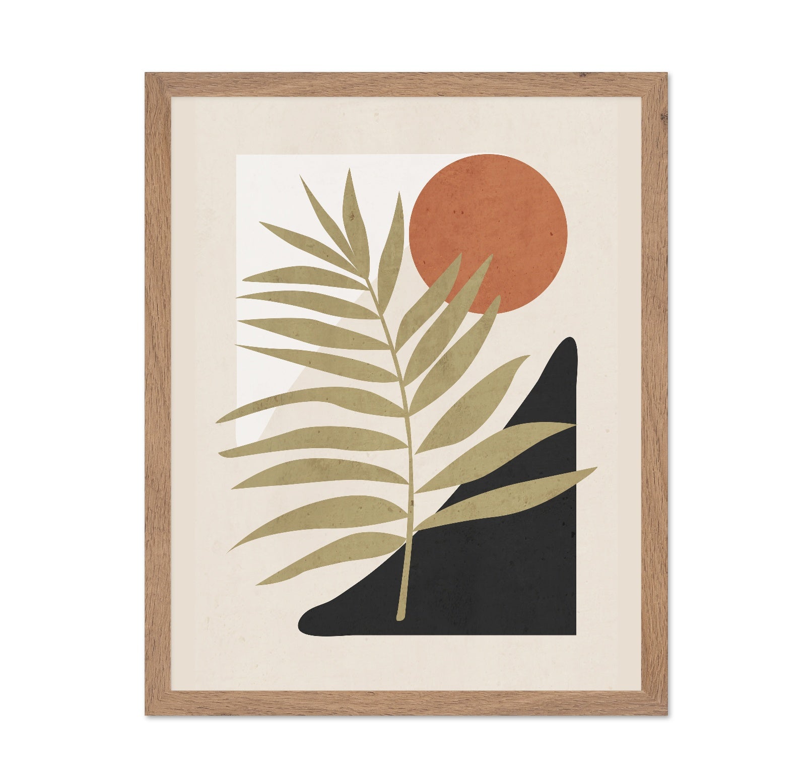 Minimal Palm Sunset