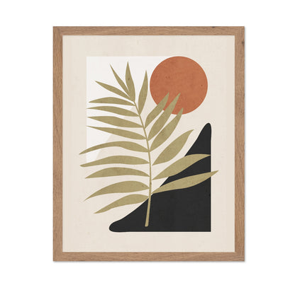 Minimal Palm Sunset