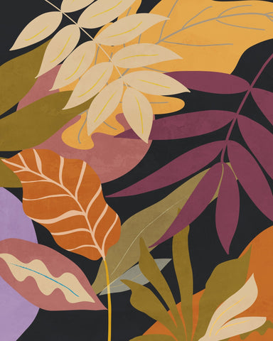 Vibrant Botanical Layers