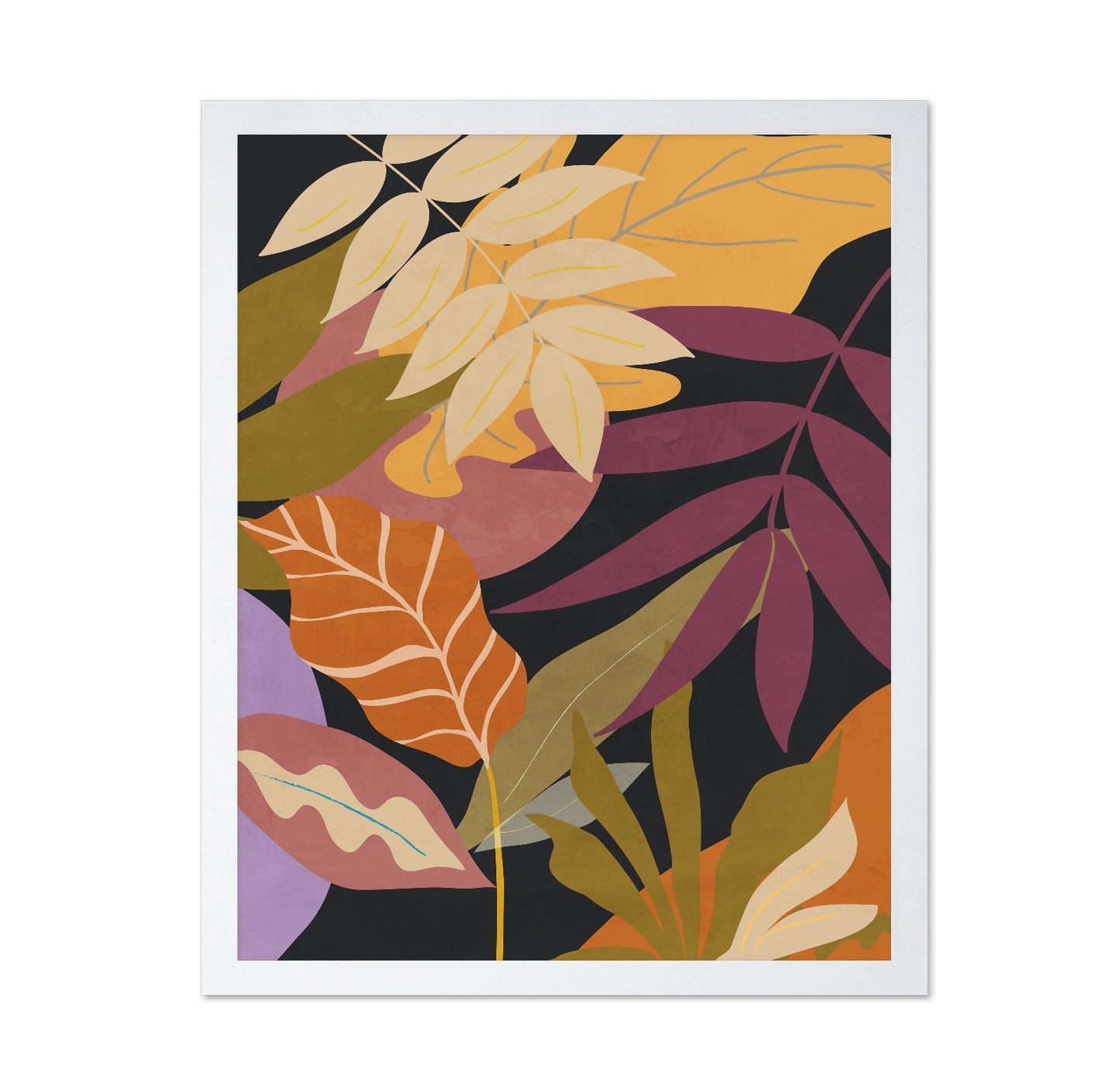 Vibrant Botanical Layers