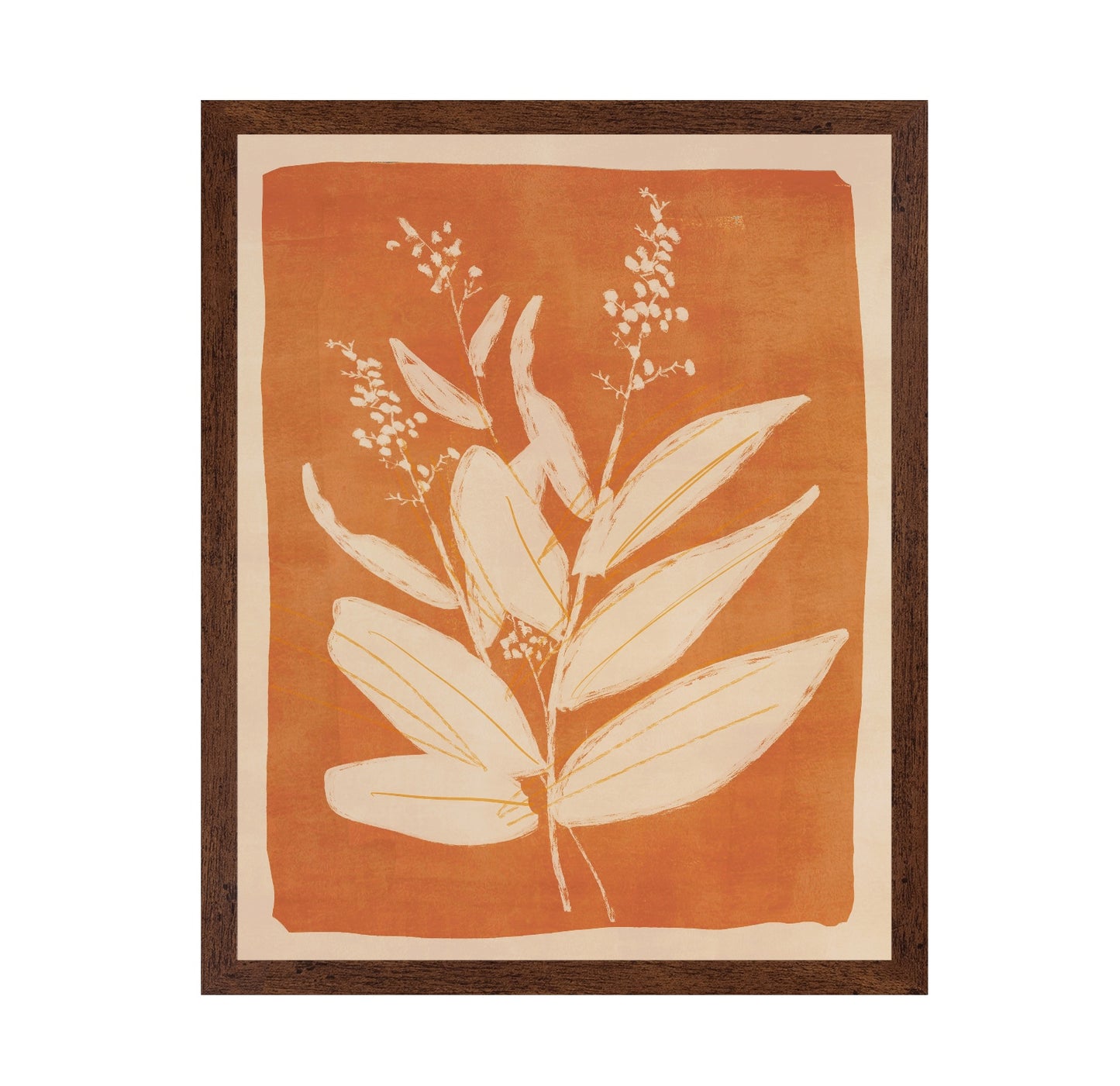 Warm Botanical Silhouette