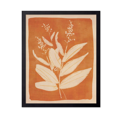 Warm Botanical Silhouette