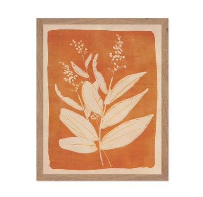 Warm Botanical Silhouette